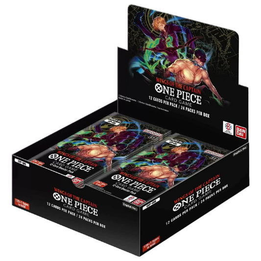 One Piece OP-06 Wings of the Captain Booster Box  (24 Booster Packs)